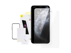 Baseus 0,3mm celoskleněná fólie z tvrzeného skla (balení 2ks) pro iPhone XS Max / 11 Pro Max 6,5 palce