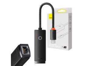 Síťový adaptér Baseus Lite Series USB-C na RJ45 (černý)