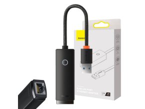 Síťový adaptér Baseus Lite Series USB na RJ45 (černý)