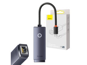 Síťový adaptér Baseus Lite Series USB-C na RJ45 (šedý)