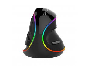 Drátová vertikální myš Delux M618Plus 4000DPI RGB