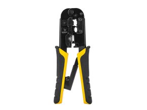 Deli Tools EDL4971 Kleště na krimpování ethernetových konektorů, 4/6/8P, RJ45/RJ14/RJ12/RJ9