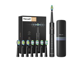 Sonic toothbrush with head set and case FairyWill FW-E11 (black)