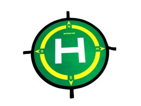 Přistávací podložka Sunnylife pro drony 50 cm geografické směry (DJI-TJP05)