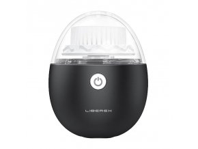 Vibrující kartáček na čištění obličeje Liberex Egg (černý)