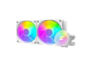 Vodní chlazení PC Darkflash DC240 ARGB 2x 120x120 (bílé)