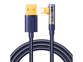 Úhlový kabel k USB-A / Lightning / 1,2 m Joyroom S-UL012A6 (modrý)