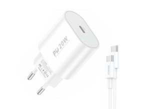 Rychlonabíječka Foneng 1x USB EU39 + kabel USB typu C
