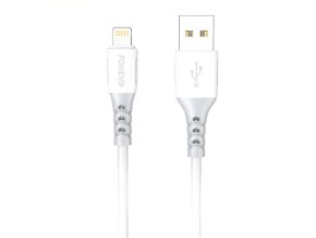 Kabel USB-Lightning Foneng X66, 20W, 3A, 1m (bílý)