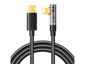 Kabel USB-C do Lightning Joyroom S-CL020A6 1,2 m, 20 W, kątowy (czarny)