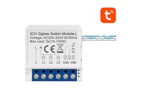 Modul chytrého spínače ZigBee Avatto LZWSM16-W3 Neutrální TUYA