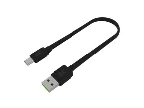 Kabel USB - USB-C Green Cell GCmatte, 25 cm, s technologií Ultra Charge, QC 3.0