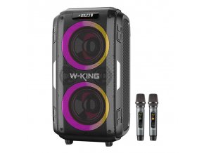Bezdrátový reproduktor Bluetooth W-KING T9 Pro 120W (černý)