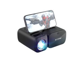 BlitzWolf BW-V3 Mini LED paprsek / projektor, Wi-Fi + Bluetooth (černý)