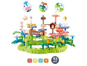 WOOPIE 49980 Magiczny ogródek Montessori klocki konstrukcyjne