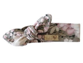 BABY 01155 Dětský pásek Grey Roses 3-6mc