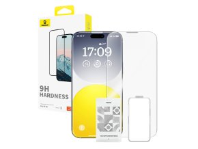 Diamantové tvrzené sklo Baseus 0,3 mm pro iPhone 15