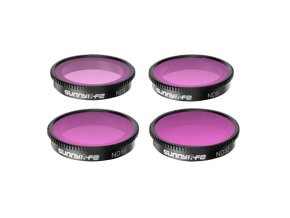 Sada 4 filtrů ND4+ND8+ND16+ND32 Sunnylife pro Insta360 GO 3/2