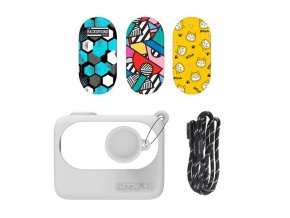 Protective Case Sunnylife foProtective Case Sunnylife for Insta360 GO 3 White with stickersr Insta360 GO 3 Black with stickers