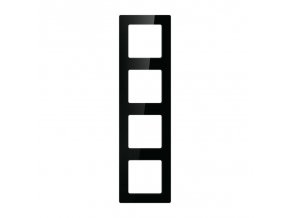 Čtyřnásobná rámová zásuvka Avatto N-TS10-Frame-B4 (černá)