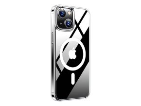 Pouzdro na telefon Torras Diamond Clear-Mag pro iPhone 15 (průhledné)