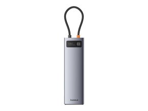Rozbočovač 11v1 Baseus StarJoy Metal Glam Series, USB-C na HDMI +VGA + 3 x USB 3.0 + USB 2.0+USB-C PD + RJ45 + SD/TF +3,5 mm