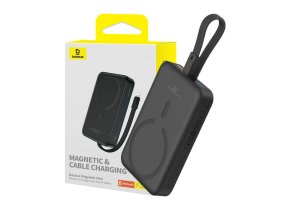 Powerbanka Baseus Magnetic Mini 10000mAh, USB-C 20W MagSafe (černá)