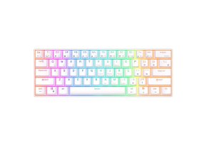 Mechanical keyboard Royal Kludge RK61 RGB, red switch (white)