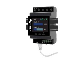 DIN Rail Smart Controller Shelly Pro Dual Cover PM with power metering