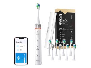 Sonic toothbrush with app, tips set and travel etui S2 (white)