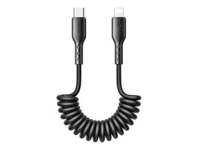 Fast Charging cable for car Joyroom Type-C to Lightning Easy-Travel Series 30W 1.5m, coiled (black)