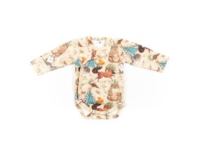 BABY 01390 Dětské body s dlouhým rukávem Boho Boy 56/62