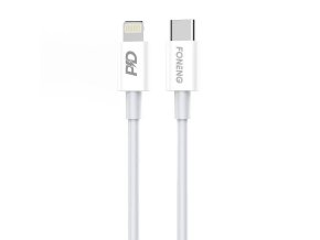Kabel USB-C pro Lighting Foneng X31, 20W 1 m (bílý)