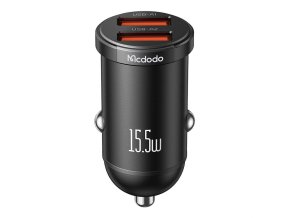 Mcdodo CC-2950 car charger, 2x USB, 15.5W (black)