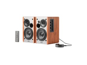 Speakers 2.0 Edifier R1280T with WiiM Mini (brown)