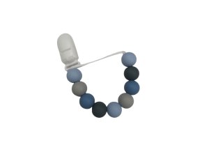 BABY 01432 Silikonový přívěsek na figurínu Blue