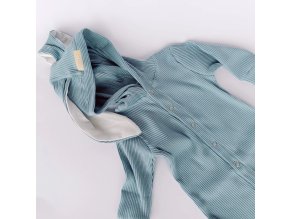 BABY 01501 Harmony Blue overal s kapucí 68/74