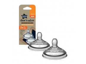 TOMMEE TIPPEE TTP42122452 Smoczki do butelki fast flow 2pak