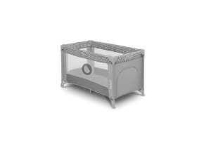 LIONELO Łóżeczko turystyczne Stefi  Grey Concrete Multicolor