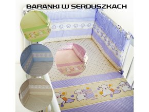 KIECZMERSKI Komplet pościeli z wypełnieniem 75x100 bawełna +poduszka 30x40 cm ochraniacz 210 cm