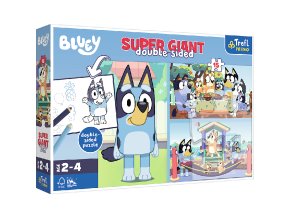 TREFL 42010 Puzzle Giant 15 el. Przygoda z Bluey