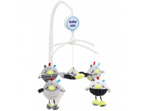 BABY MIX 43414 Plyšový kolotoč Kuřata TK/478M