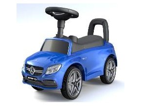 BABY MIX 45773 Mercedes AMG C63 Coupé - jezdící vozidlo modré barvy