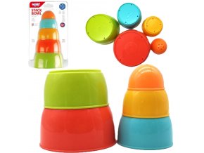 WOOPIE BABY 47818 Zabawka sensoryczna piramidka