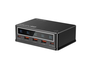 Stolní nabíječka Blitzwolf BW-i9 110W PD 3xUSB-A, 2xUSB-C (černá)