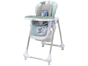 BABY MIX UR-YQ-B003S Kojenecká židle zelená 39653