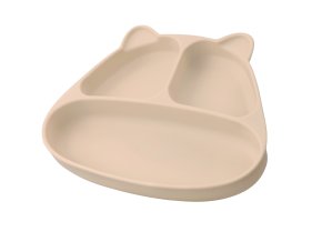 Mombella 01513 Talerzyk  z Przyssawką Panda Light  Brown