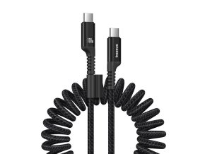 Fast Charging Cable USB-C to USB-C Baseus Fish-Eye 100W, 1m (black)