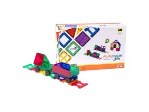 Magnetic tiles 3D Train Playmags 153 - 50 pcs set