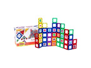 Magnetic tiles 3D Playmags 170 - 80 pcs set